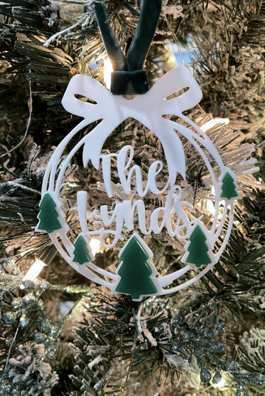 Personalized Christmas Tree Ornament