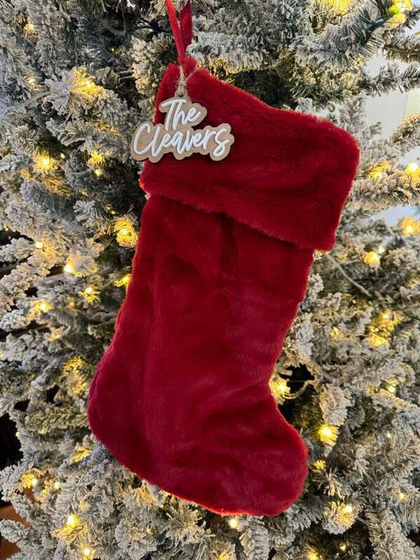 Personalized Last Name Tags/Ornament