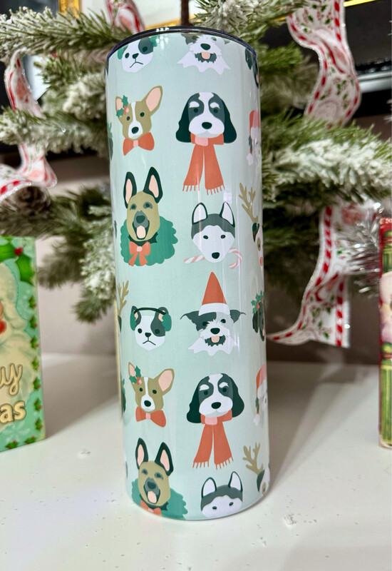 Christmas Dog Tumbler (20oz)