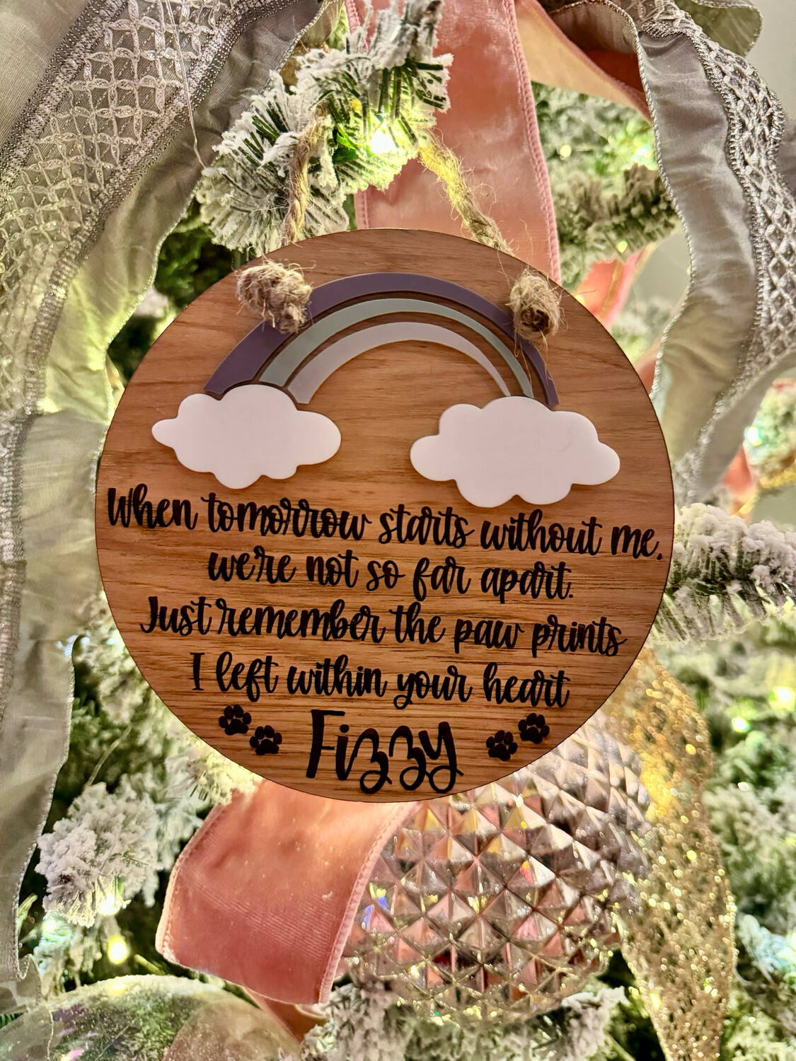 “When Tomorrow” Personalized Sign