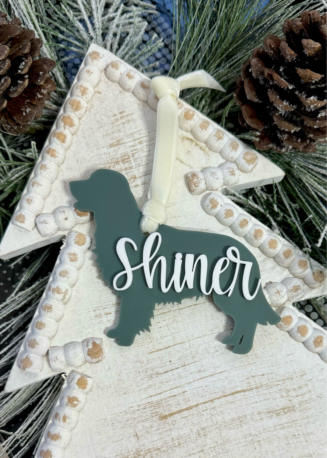 Personalized Dog Ornament