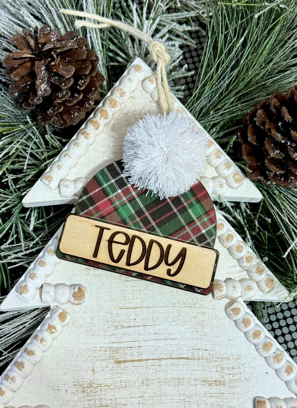 Personalized Winter Hat Ornament