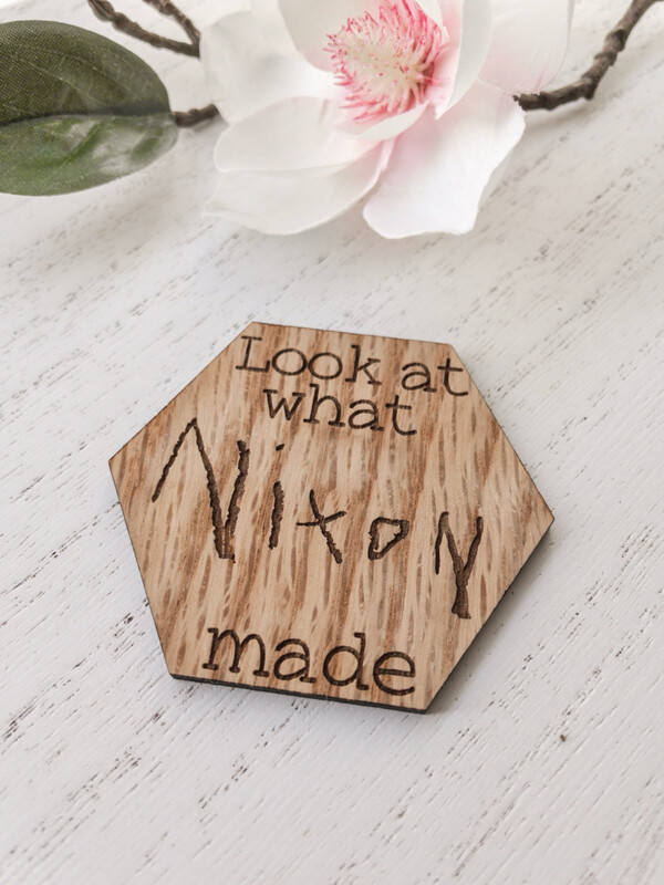 Custom Child’s Handwriting Magnet