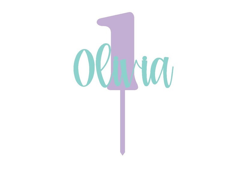 Custom Birthday Cake Topper