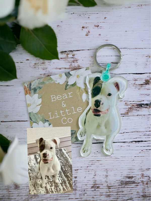 Pet Photo Keychain (Clear Acrylic)