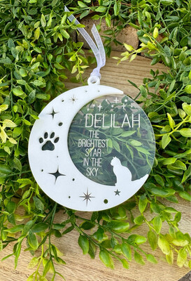 Personalized Pet Brightest Star Ornament