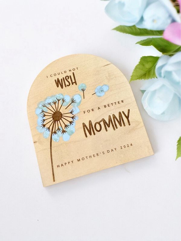 Mothers Day DIY Finger Print Sign/Magnet