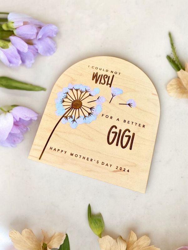 Mothers Day DIY Finger Print Sign