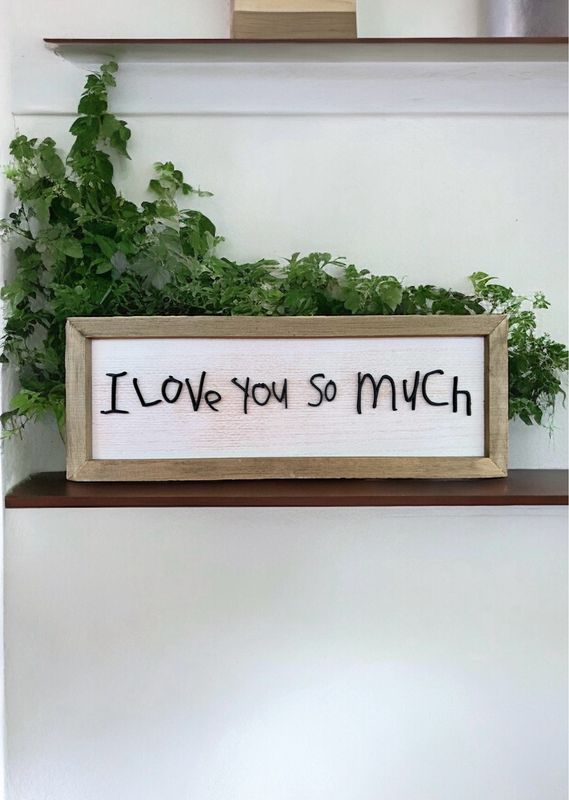 Custom Child’s Handwriting Sign