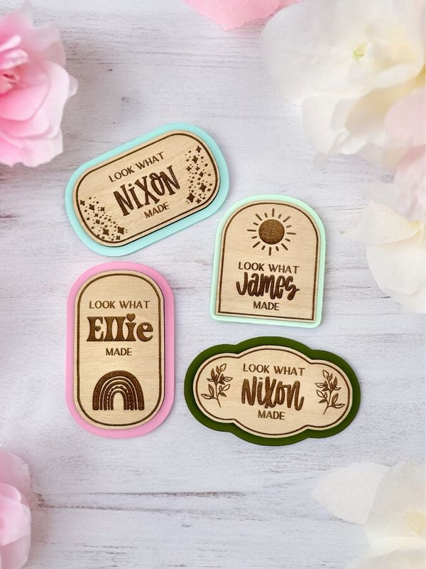 Boho Look At What I Made Magnet