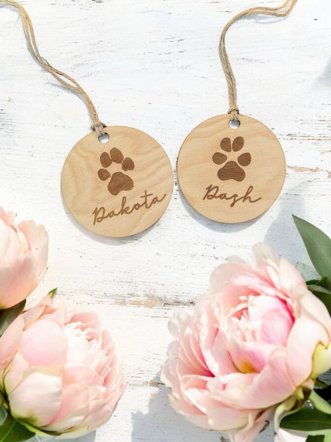 Custom Paw Print Ornament