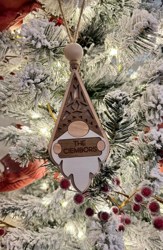Boho Gnome Ornament