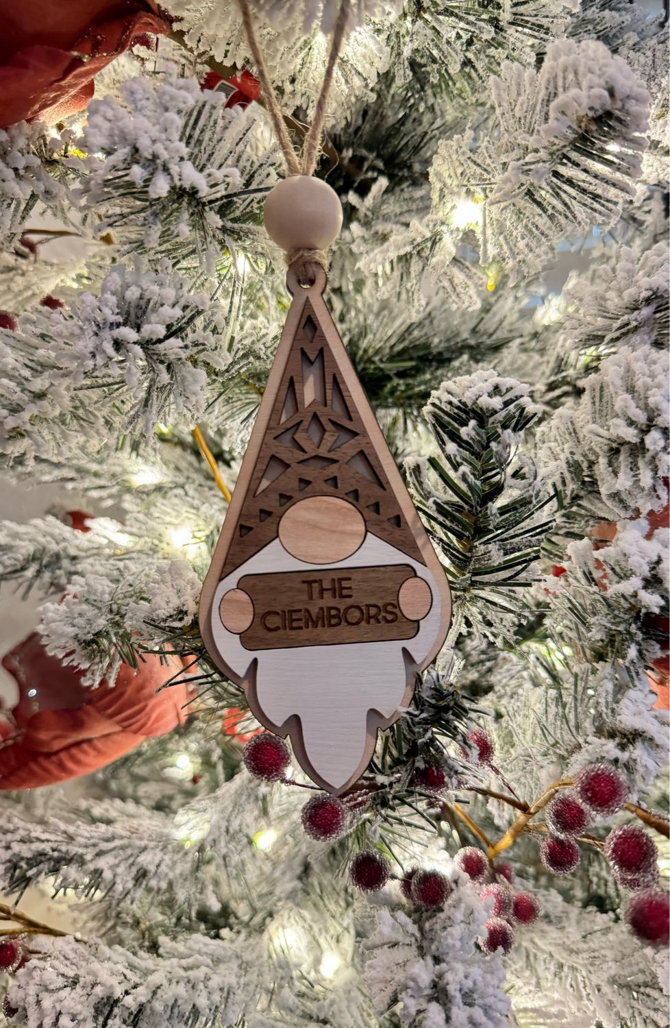 Boho Gnome Ornament