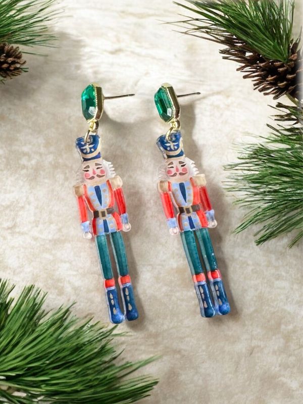 Nutcracker With Emerald Earrings