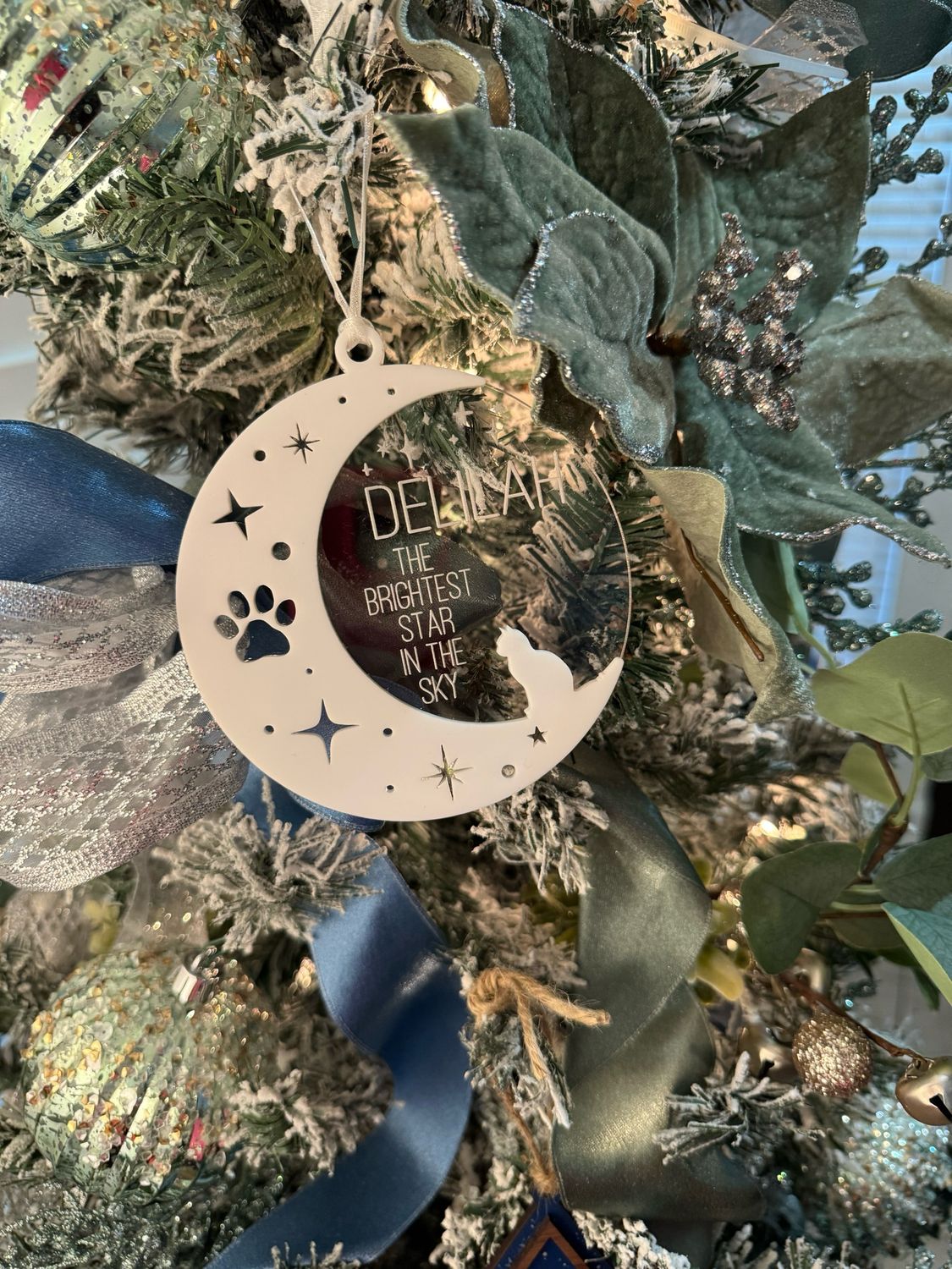 Personalized Pet Brightest Star Ornament