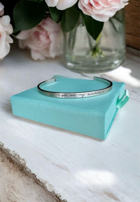 Actual Handwriting Cuff Bracelet