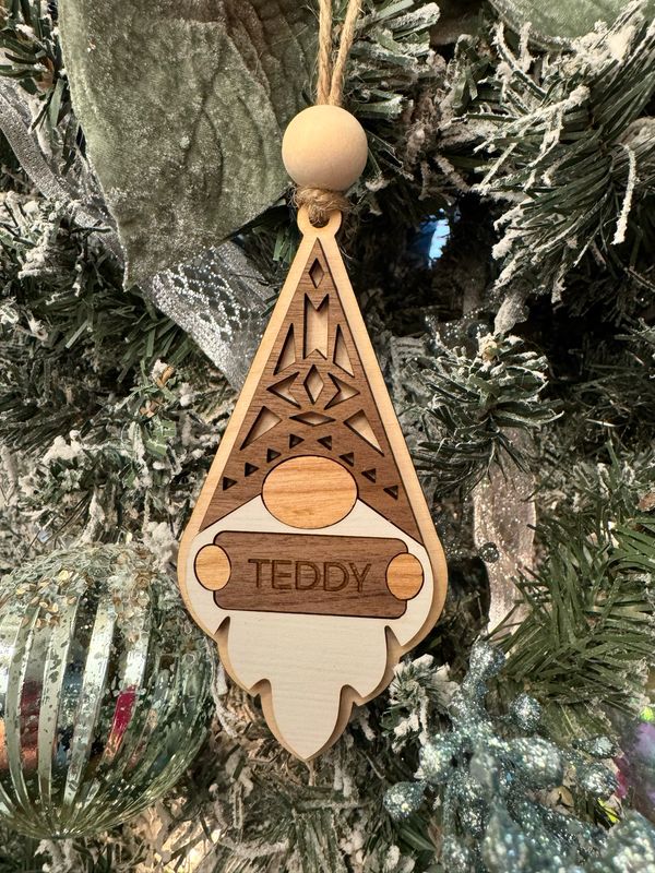 Boho Gnome Ornament