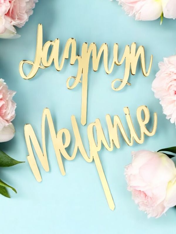 Custom Name Cake Topper
