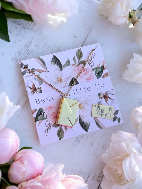 Secret Letter Envelope Necklace