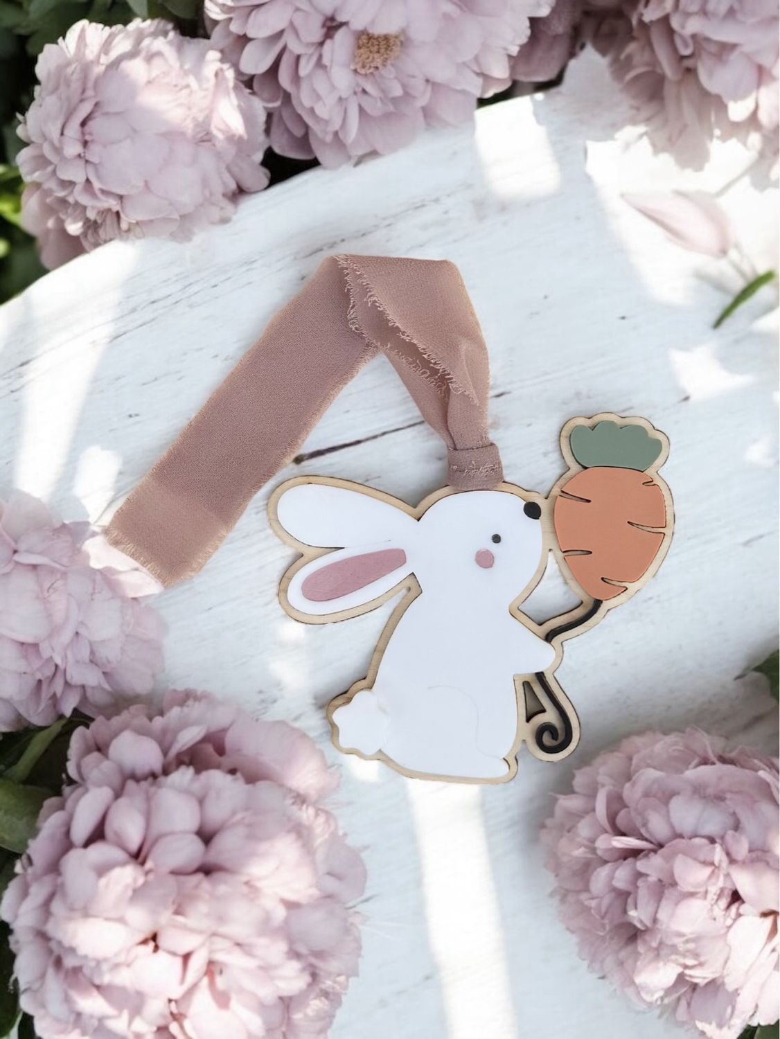 Bunny And Carrot Tag