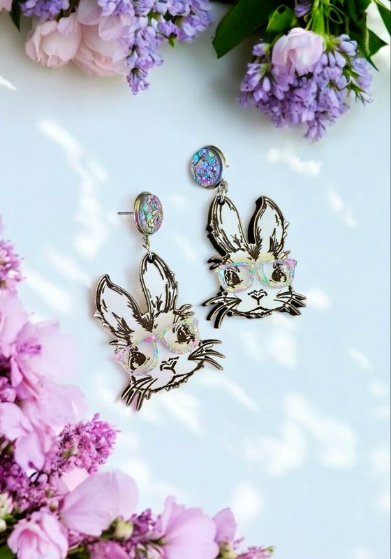 Sketch Bunnies (Pastel Glitter)