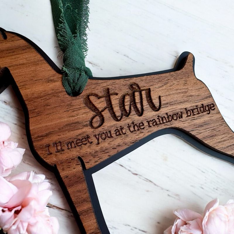 Personalized Doberman Remembrance Ornament