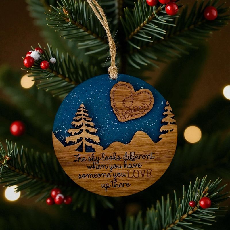 The Sky Looks Different Ornament