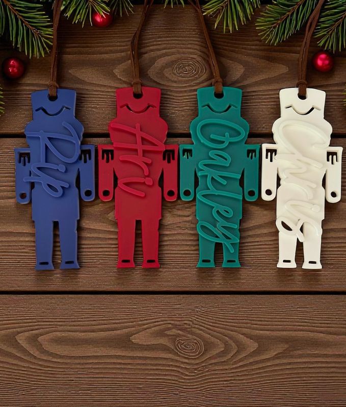 Personalized Nutcracker Stocking Tags/Ornament