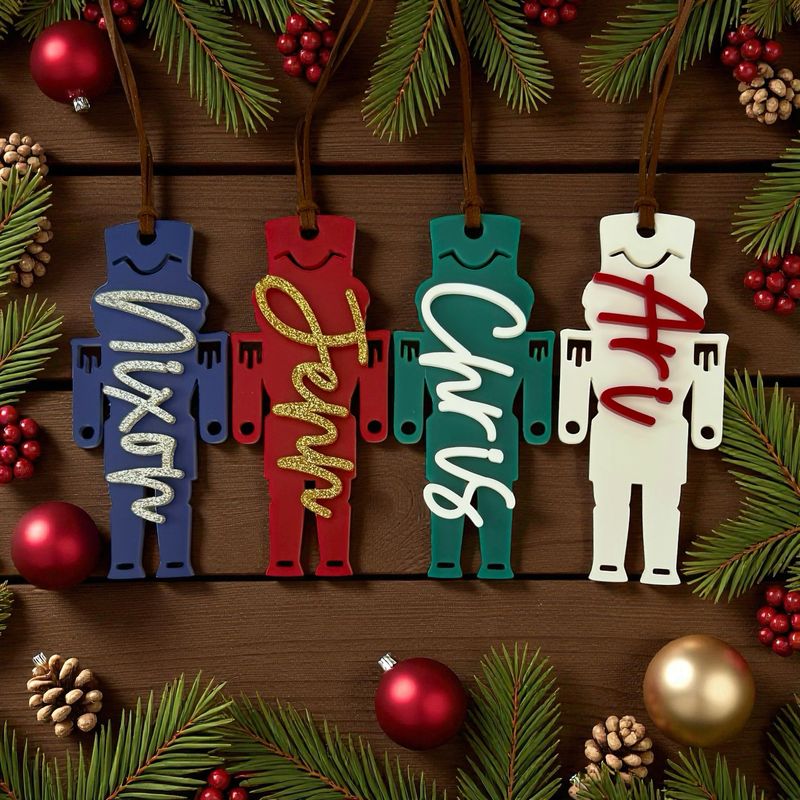 Personalized Nutcracker Stocking Tags/Ornament