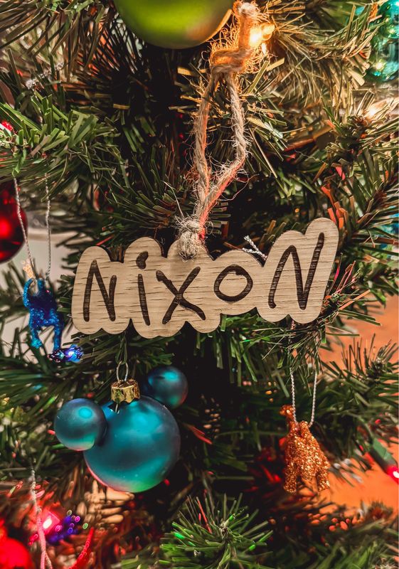 Custom Child’s Name Ornament
