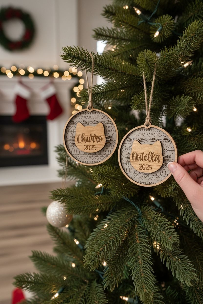 Personalized Cat Ornament