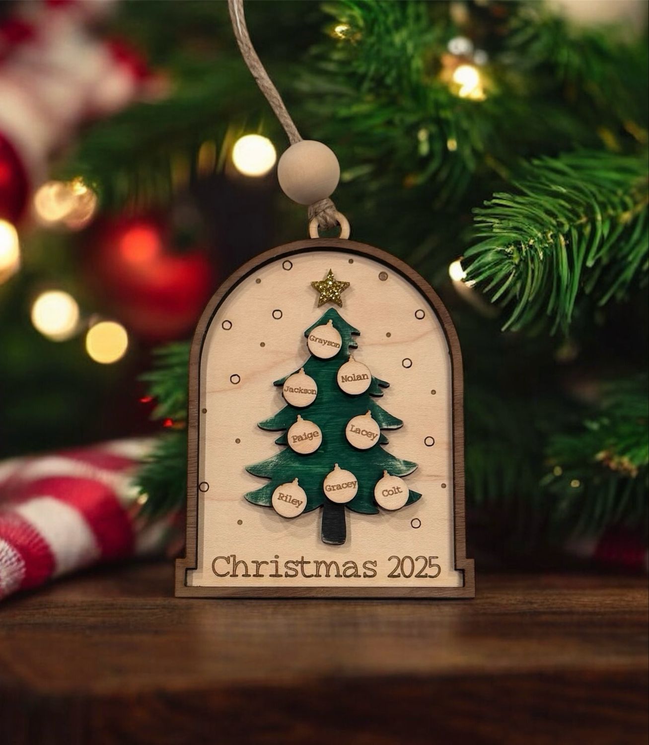 Personalized Family Tree Ornament