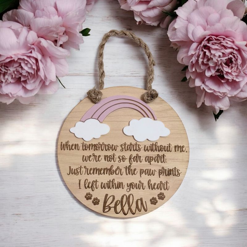 “When Tomorrow” Personalized Sign