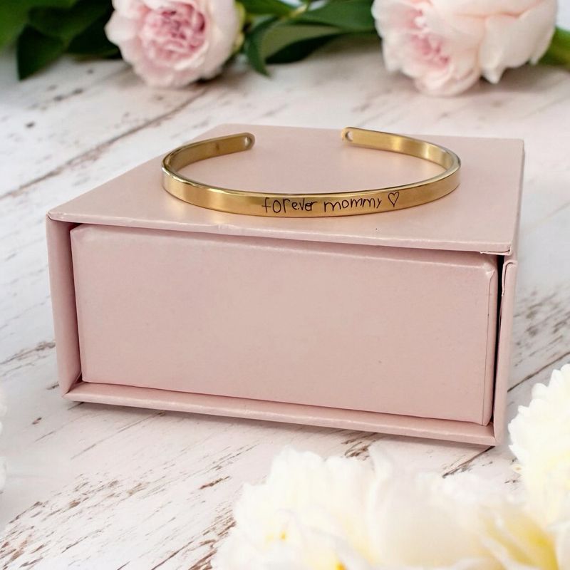 Actual Handwriting Cuff Bracelet