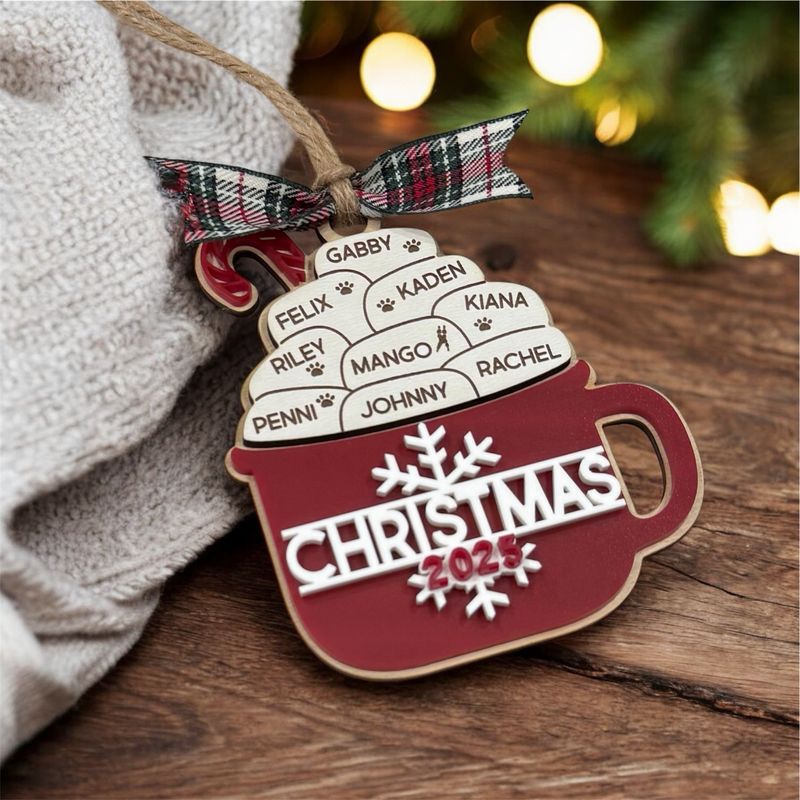 Personalized Hot Cocoa Ornament