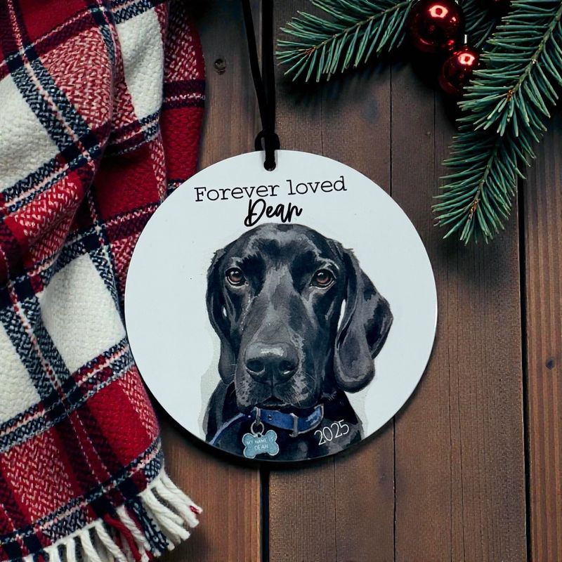 Watercolor Forever Loved Pet Ornament