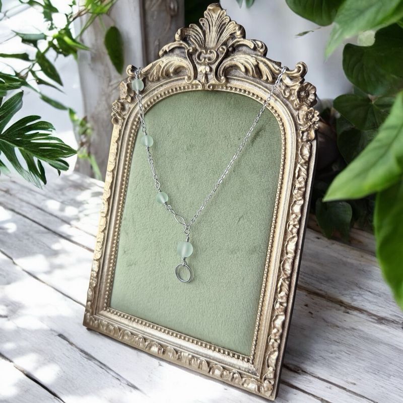 Handmade Necklace (Seaglass)