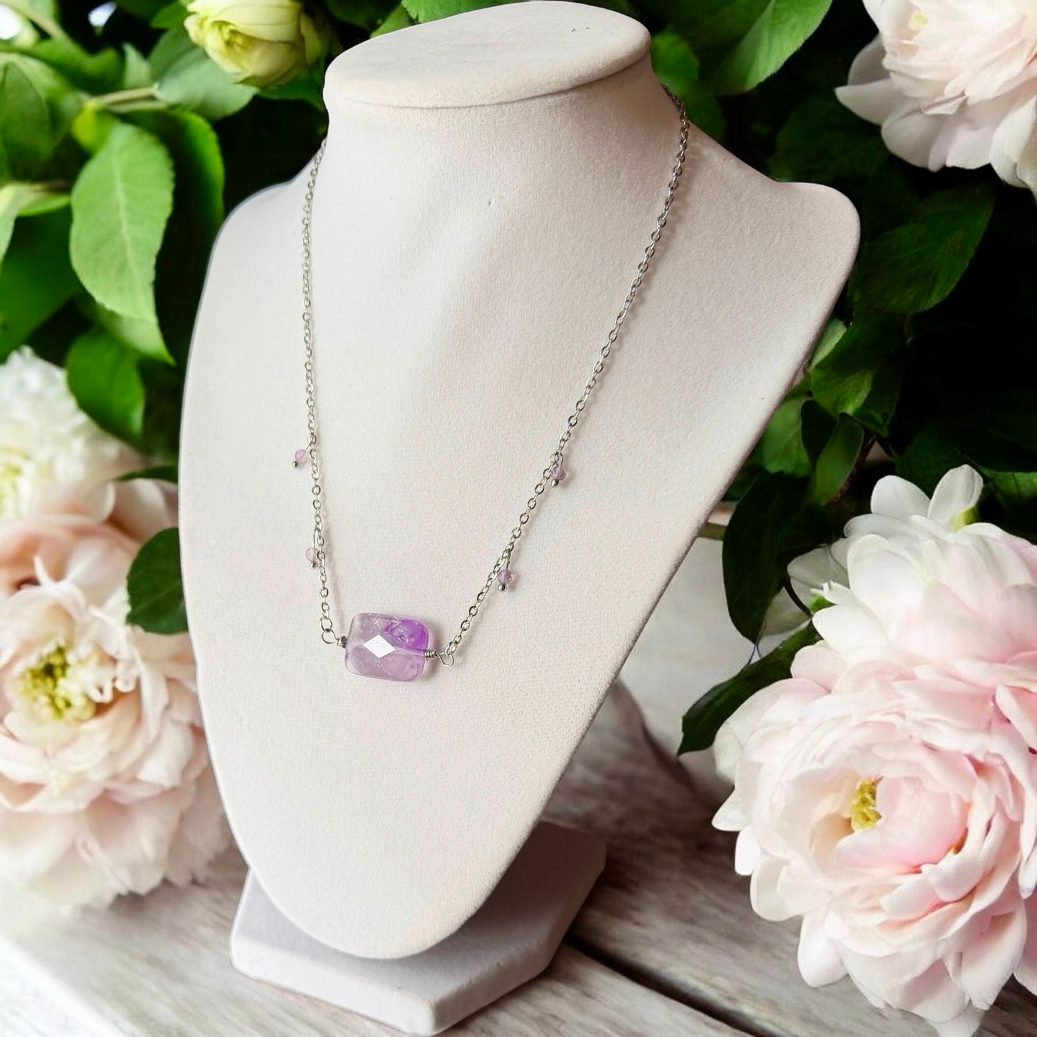 Genuine Amethyst Necklace