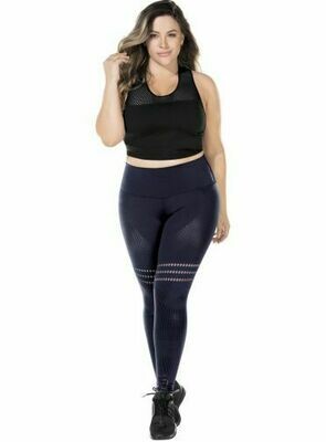 Laser Cut Plus Size Leggings