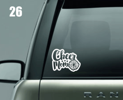 Cheer Mom Window Decal