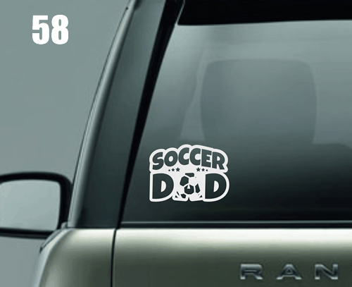 Soccer Dad Window Decal