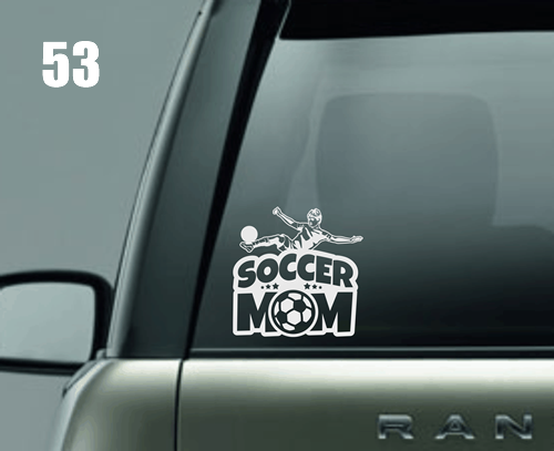 Soccer Mom (Male Player) Window Decal