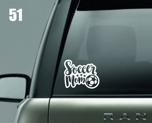 Soccer Mom Window Decal