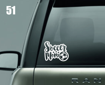 Soccer Mom Window Decal
