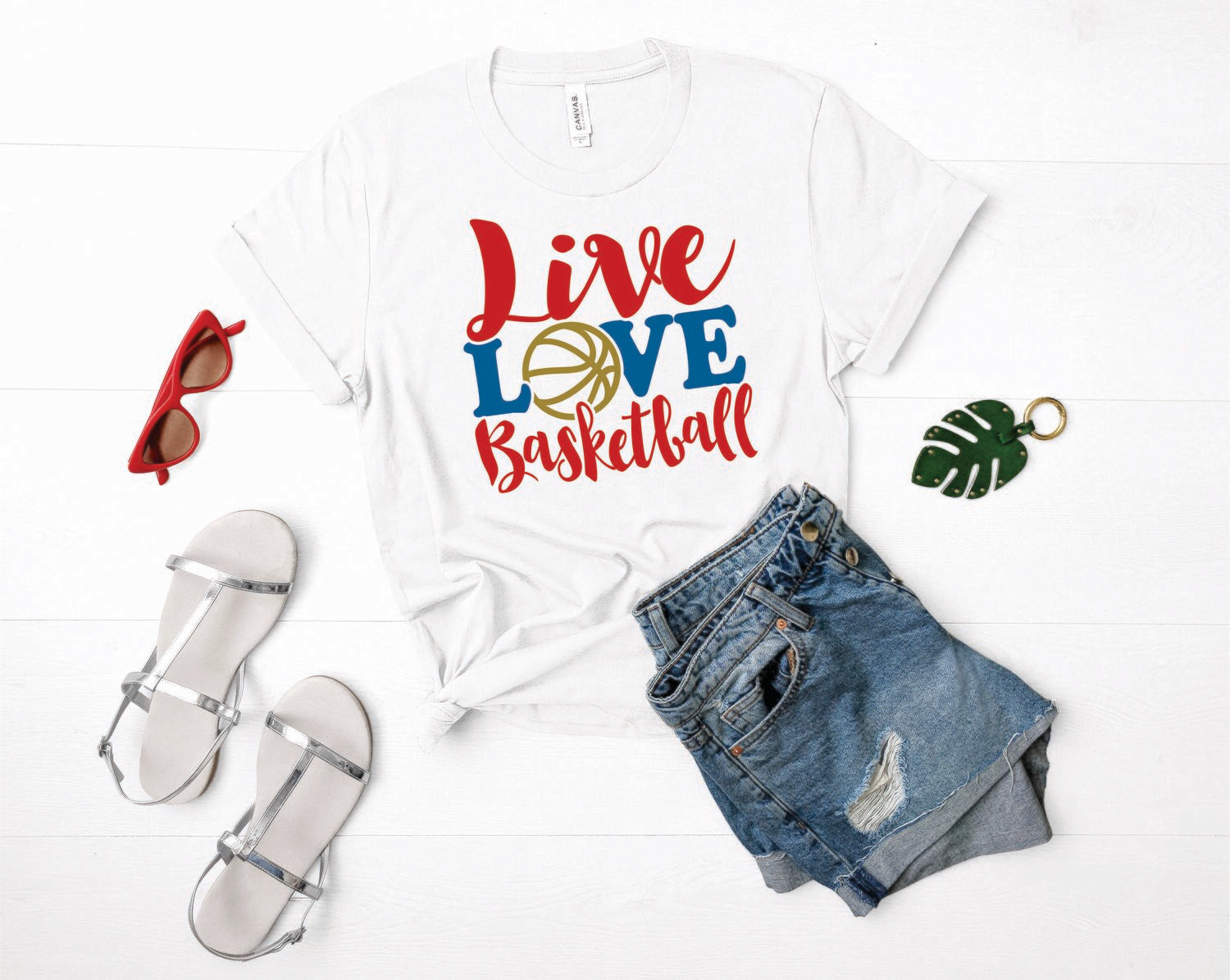 Live Love Basketball Tee Shirt