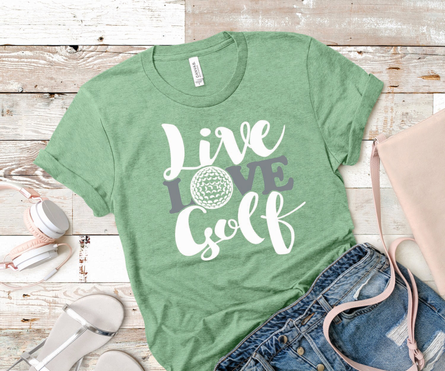 Live Love Golf Tee Shirt