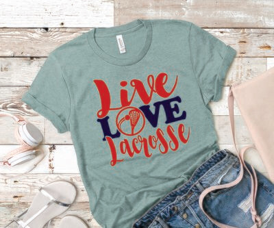 Live Love Lacrosse Tee Shirt