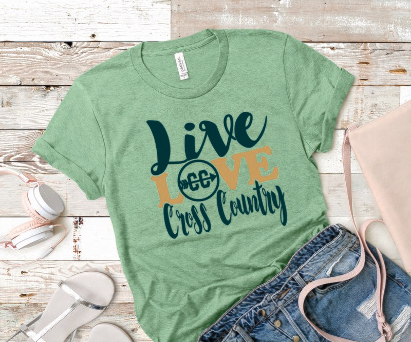 Live Love Cross Country Tee Shirt
