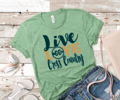 Live Love Cross Country Tee Shirt