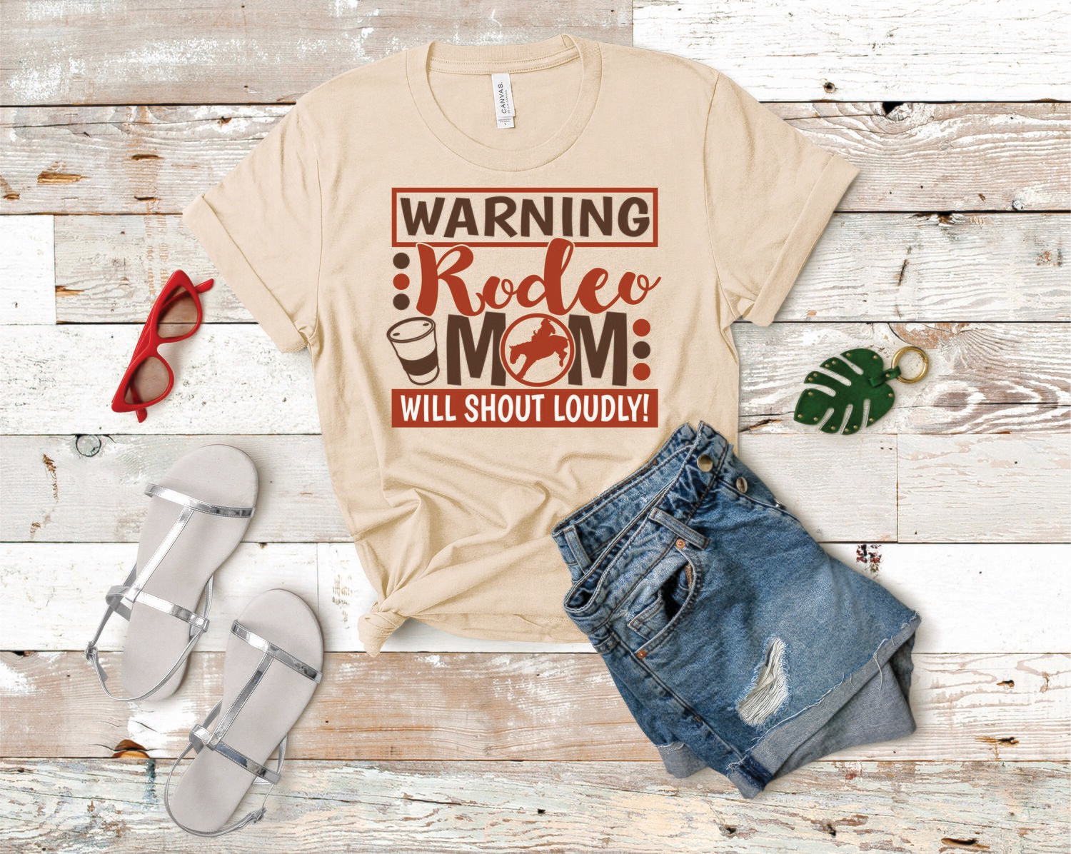 Rodeo Mom Will Shout Loudly Shirt